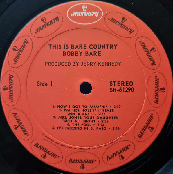 Bobby Bare - This Is Bare Country
