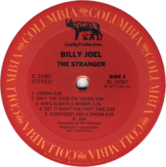 Billy Joel - The Stranger