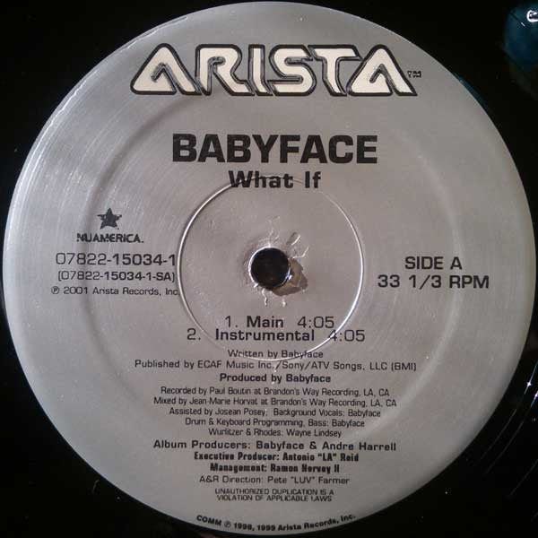 Babyface - What If / Lover And Friend