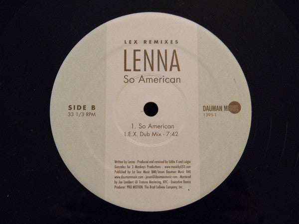 Lenna - So American (L.E.X. Remixes)
