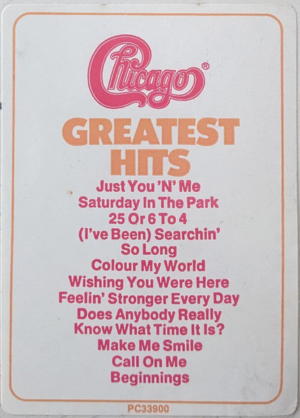 Chicago (2) - Chicago IX - Chicago's Greatest Hits