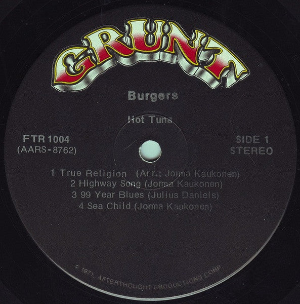 Hot Tuna - Burgers
