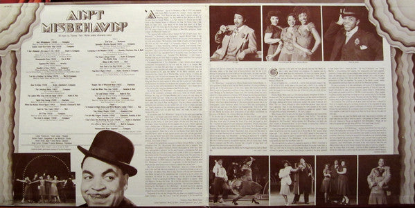 "Ain't Misbehavin'" Original Broadway Cast - Ain't Misbehavin': The New Fats Waller Musical Show