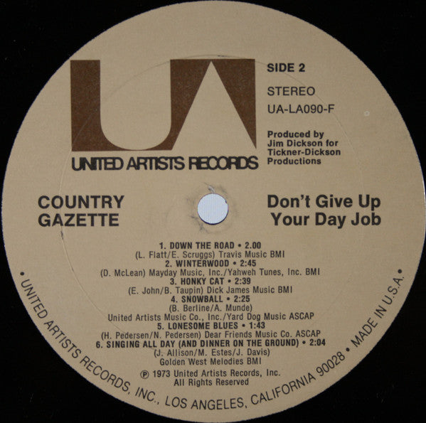Country Gazette - Don't Give Up Your Day Job