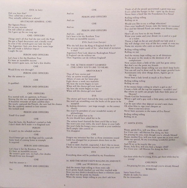 Andrew Lloyd Webber - Evita: Premiere American Recording