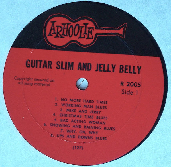 Guitar Slim & Jelly Belly - Carolina Blues (1971)