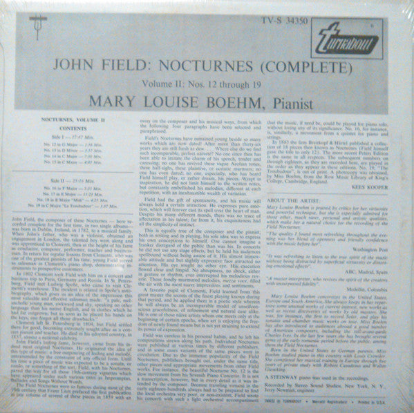 John Field (2) - Nocturnes Vol. 2 (Nos. 12-19)