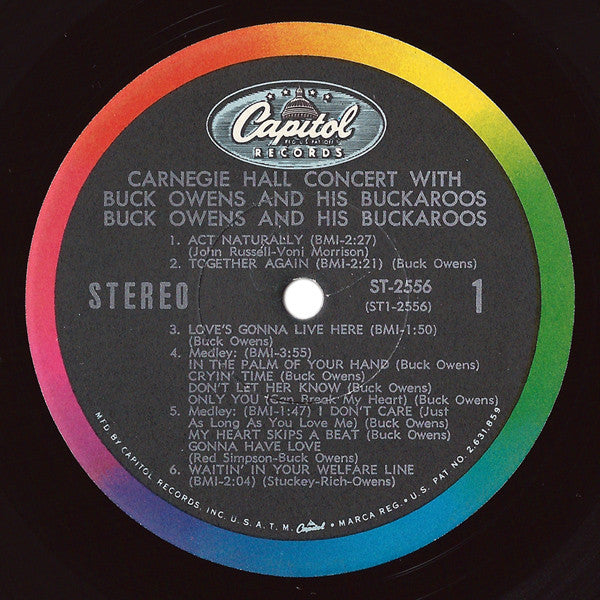 Buck Owens And His Buckaroos - Carnegie Hall Concert