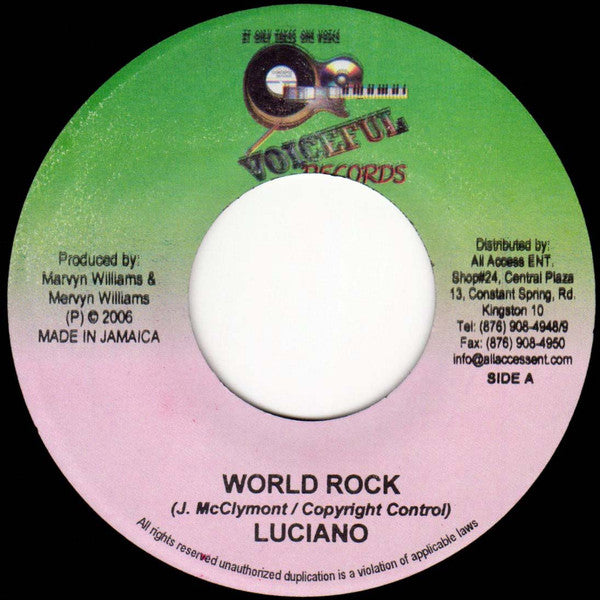 Luciano (2) - World Rock / Call The Cops