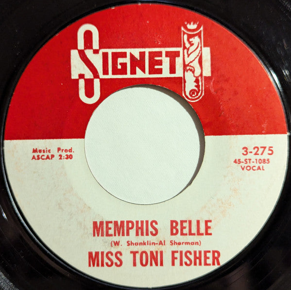 Toni Fisher - The Big Hurt / Memphis Belle