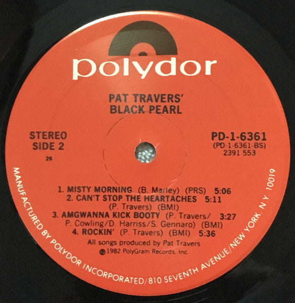 Pat Travers - Black Pearl