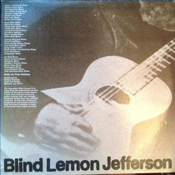 Blind Lemon Jefferson