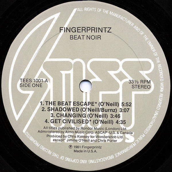 Fingerprintz (2) - Beat Noir