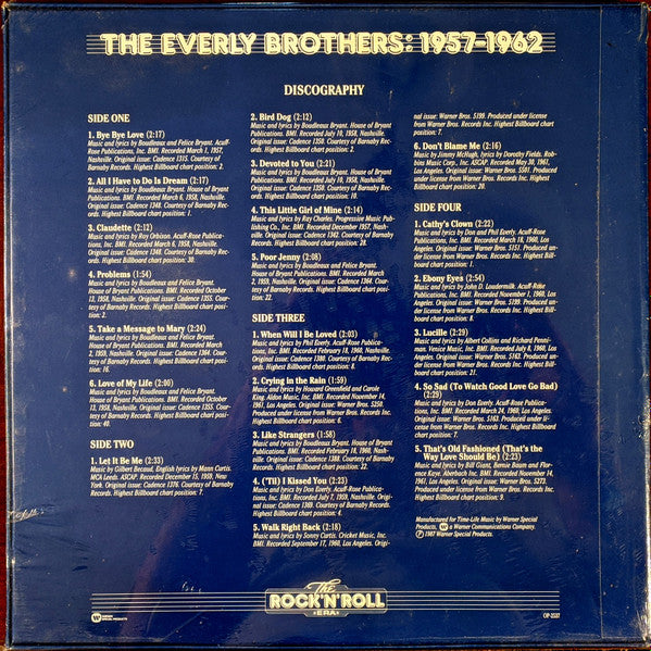 The Everly Brothers: 1957-1962