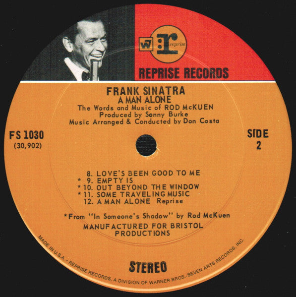 Frank Sinatra - A Man Alone (The Words And Music Of Rod McKuen)