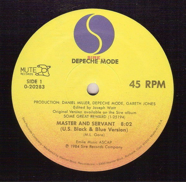 Master And Servant (U.S. Black & Blue Version)