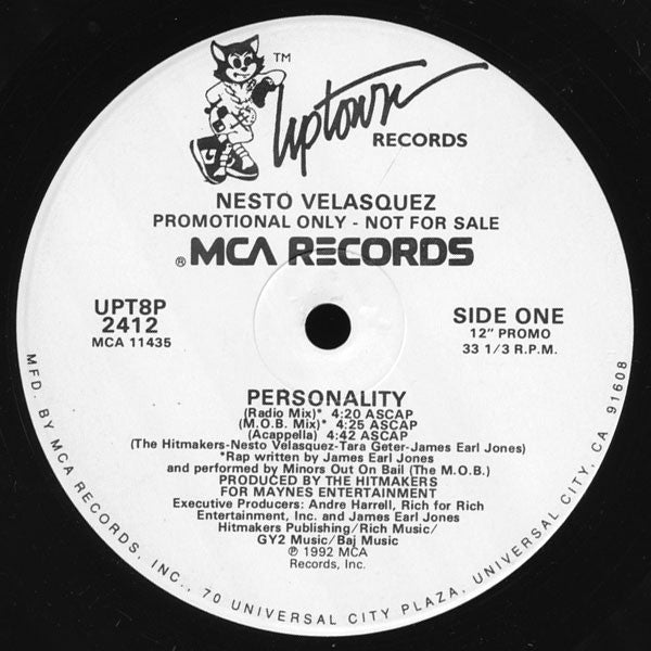 Nesto Velasquez - Personality