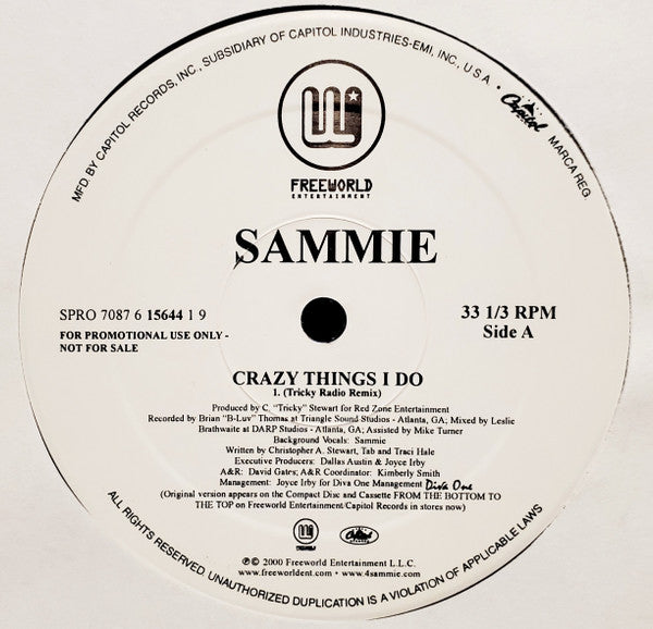 Sammie - Crazy Things I Do