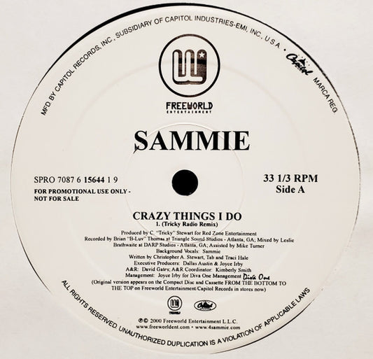 Sammie - Crazy Things I Do