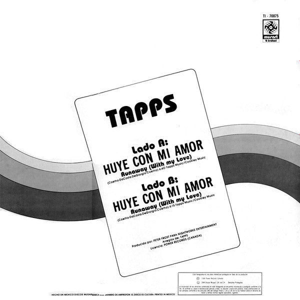 Tapps - Runaway (With My Love) = Huye Con Mi Amor