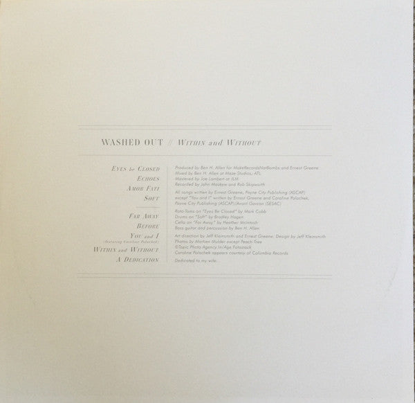 Washed Out - Within And Without