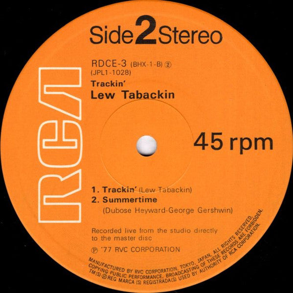 Lew Tabackin - Trackin'