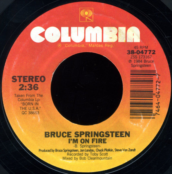 Bruce Springsteen - I'm On Fire