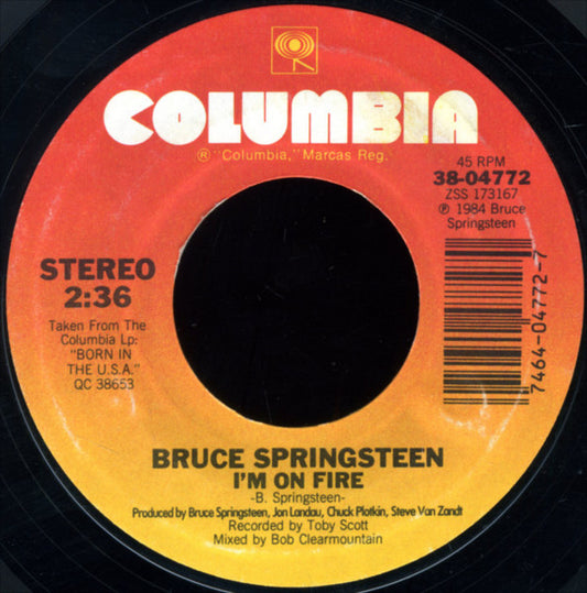 Bruce Springsteen - I'm On Fire