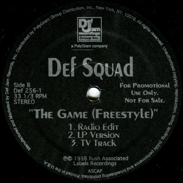 Def Squad - Countdown / The Game