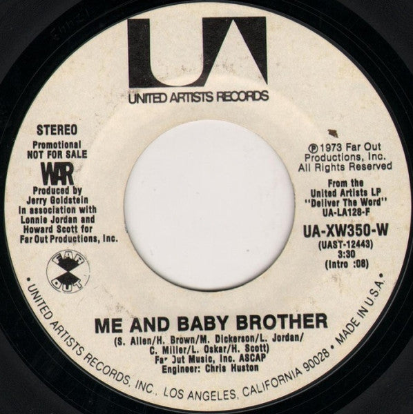 War - Me And Baby Brother