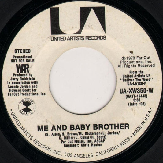 War - Me And Baby Brother