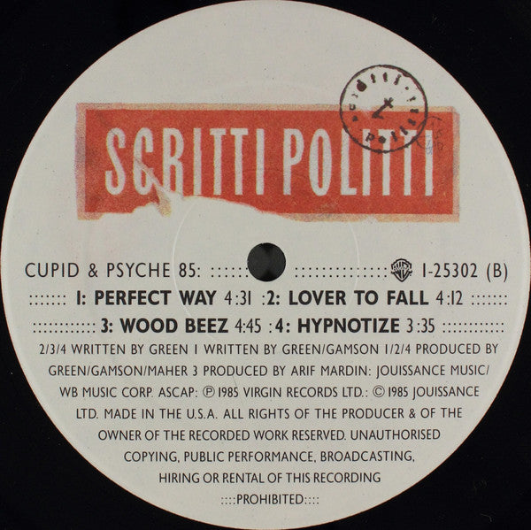 Scritti Politti - Cupid & Psyche 85