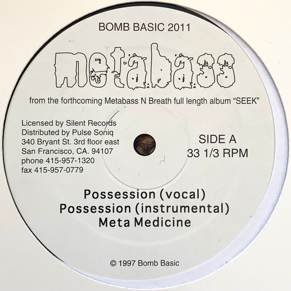 Metabass 'n' Breath - Possession, Metamedicine / My Form Is Water, Ramble On