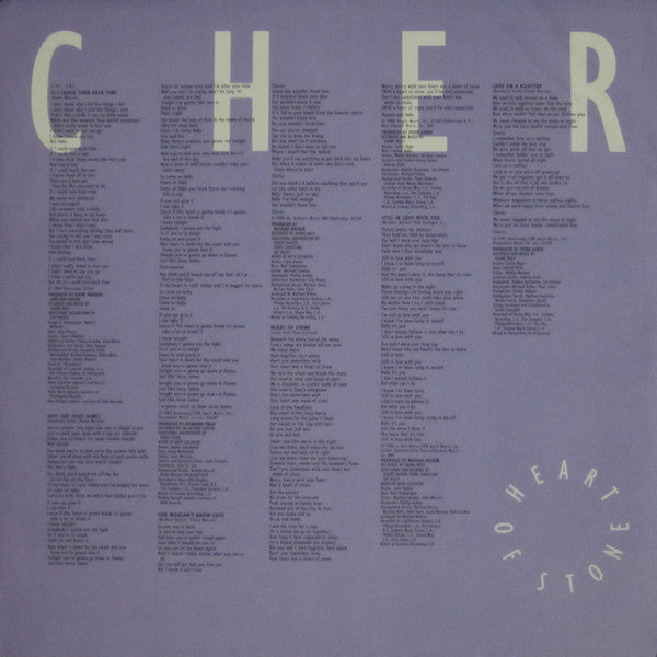 Cher - Heart Of Stone