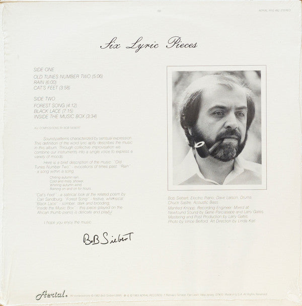 Bob Siebert - Six Lyric Pieces