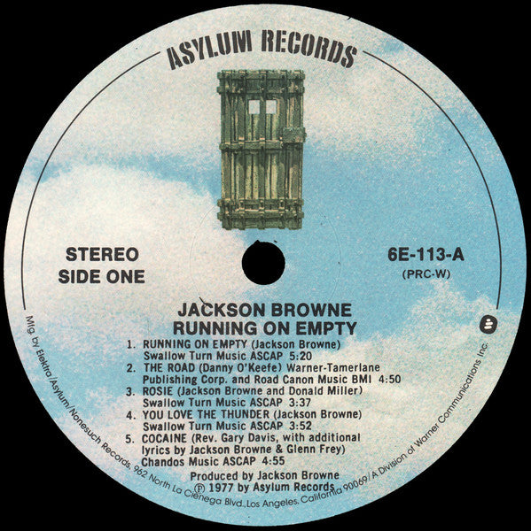 Jackson Browne - Running On Empty