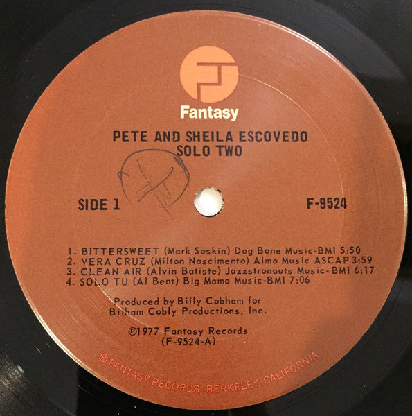 Pete & Sheila Escovedo - Solo Two