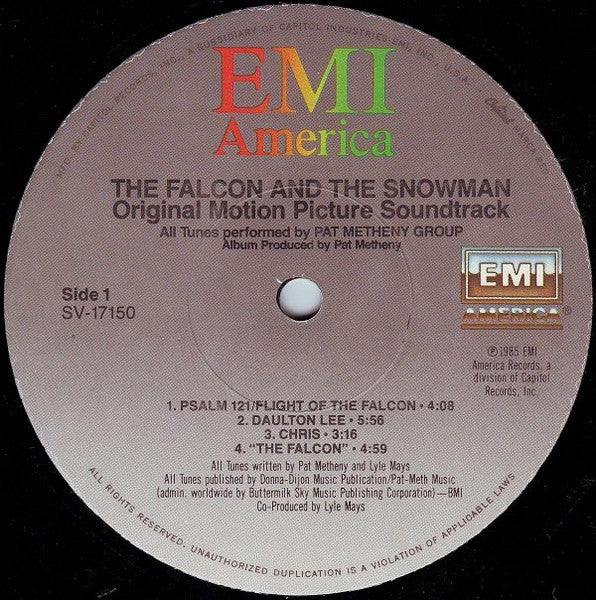Pat Metheny Group - The Falcon And The Snowman (Original Motion Picture Soundtrack)