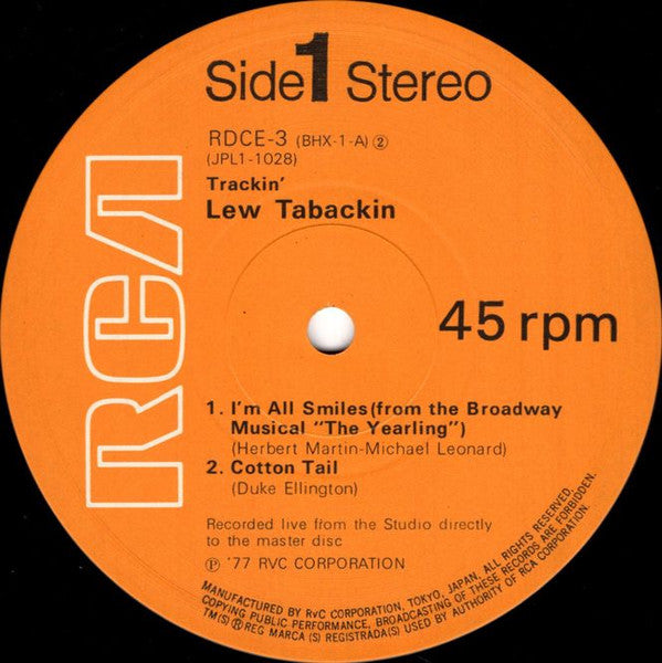 Lew Tabackin - Trackin'