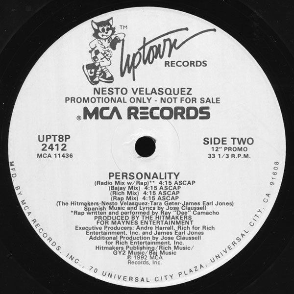 Nesto Velasquez - Personality