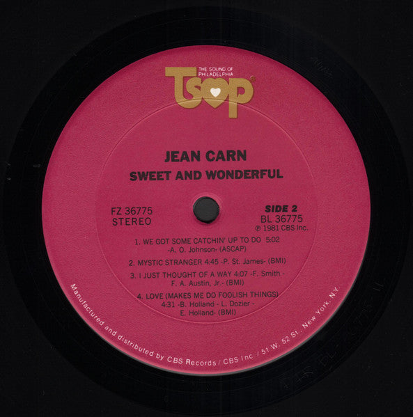 Jean Carn - Sweet And Wonderful