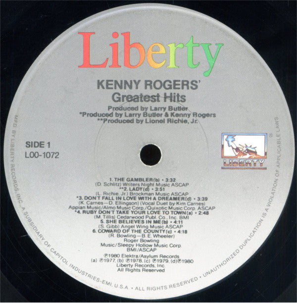 Kenny Rogers - Greatest Hits