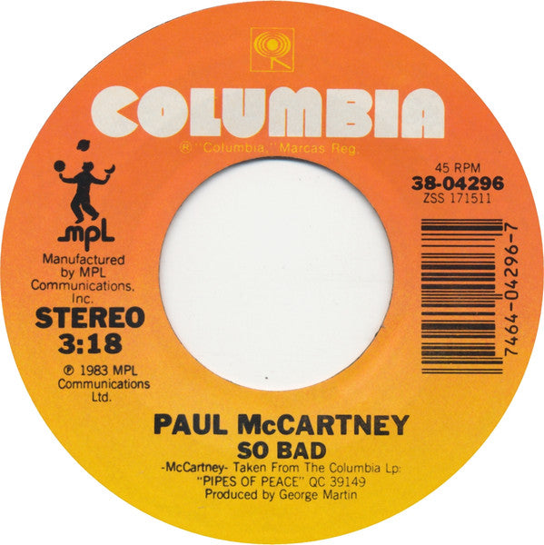 Paul McCartney - So Bad
