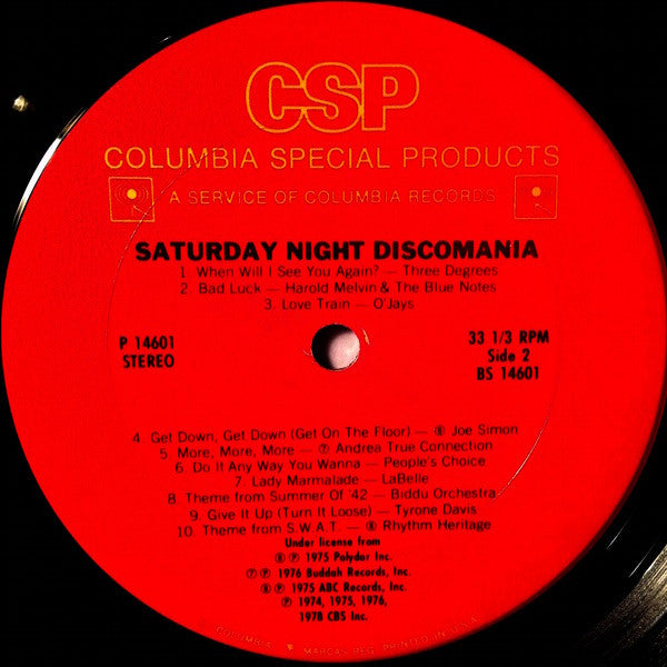 Various - Saturday Night Discomania