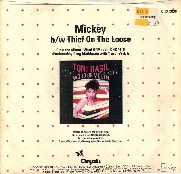 Toni Basil - Mickey