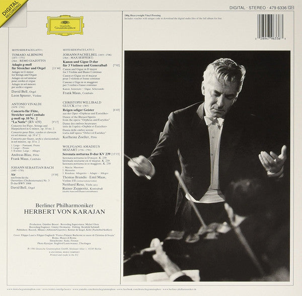 Albinoni: Adagio, Pachelbel: Canon