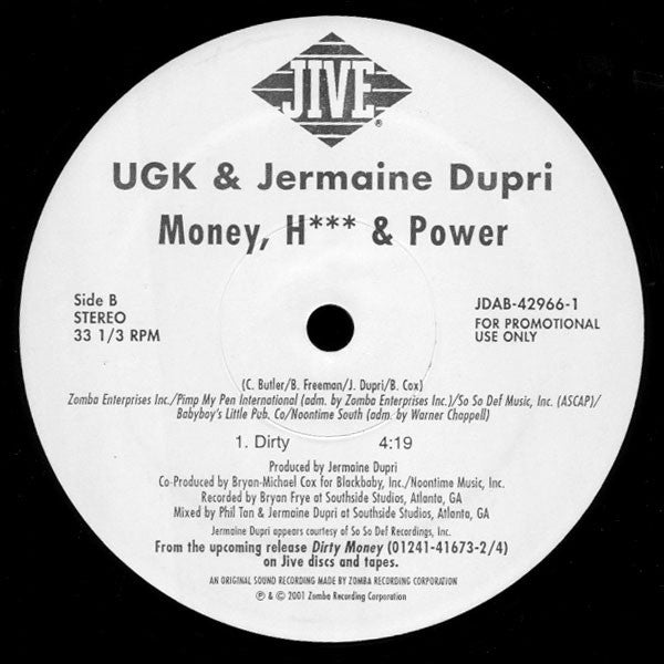 UGK - Money, H**s & Power