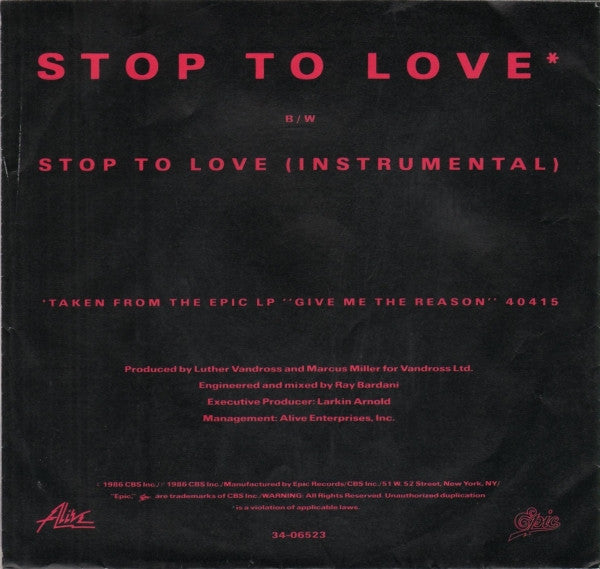 Stop To Love