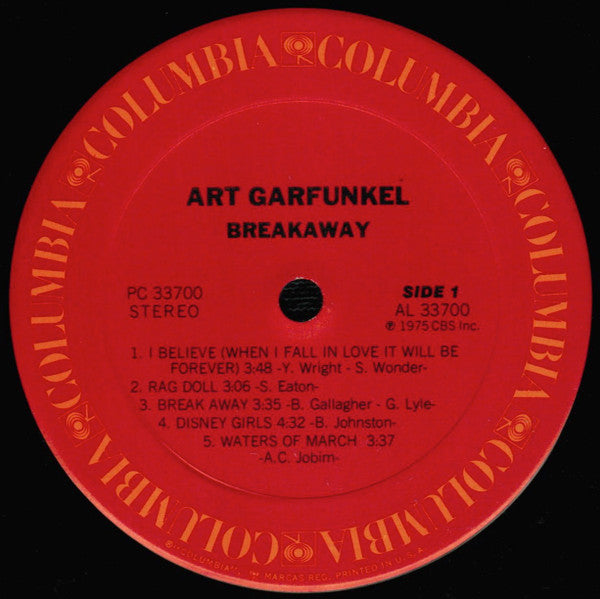 Art Garfunkel - Breakaway