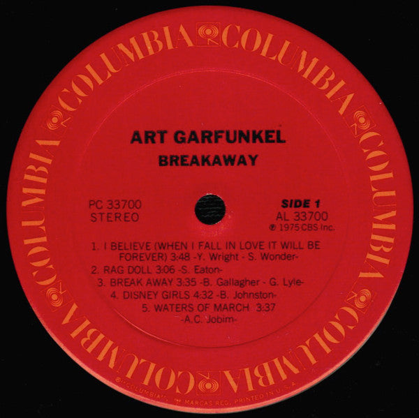 Art Garfunkel - Breakaway